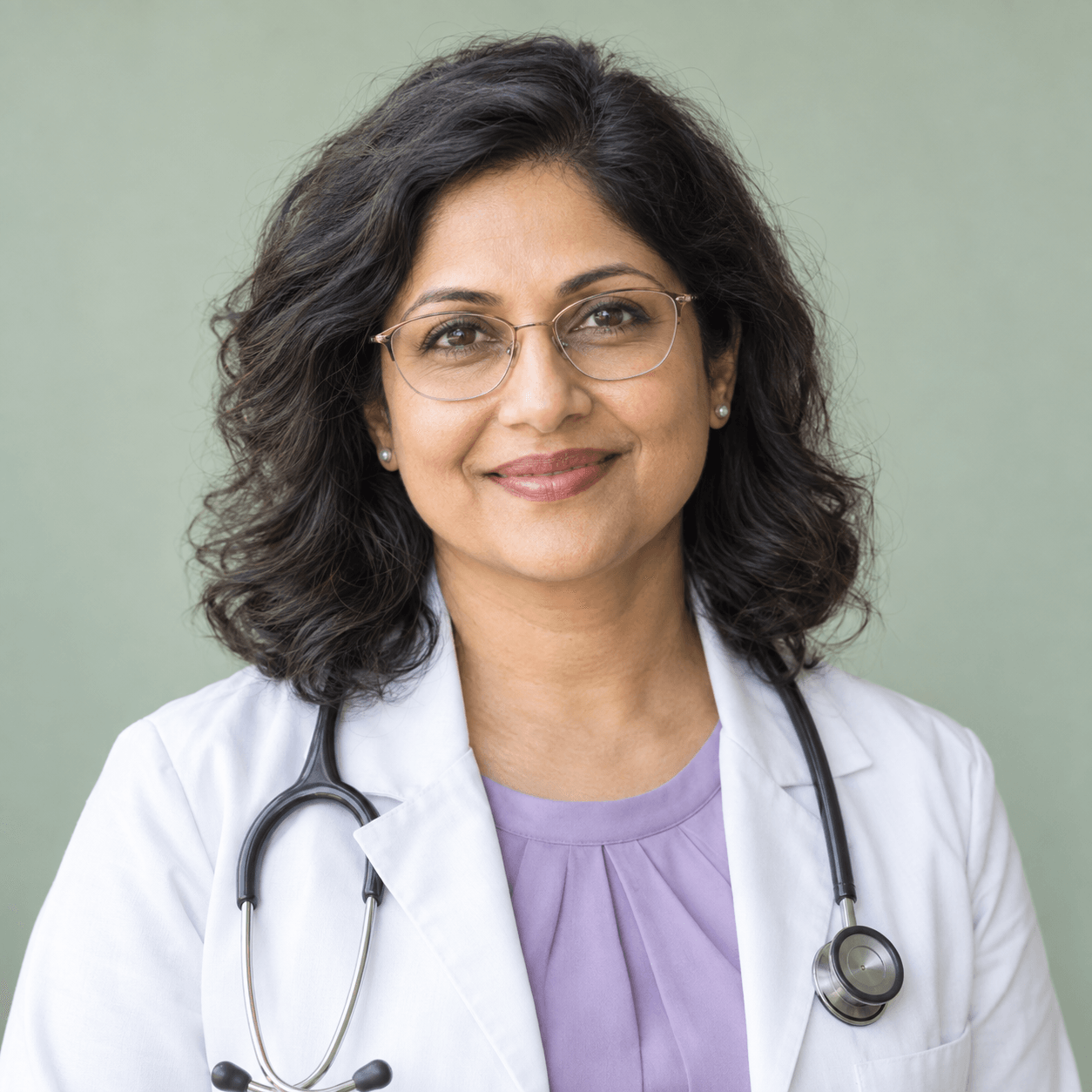 AI-generated illustrative portrait for Dr. Nisha Patel