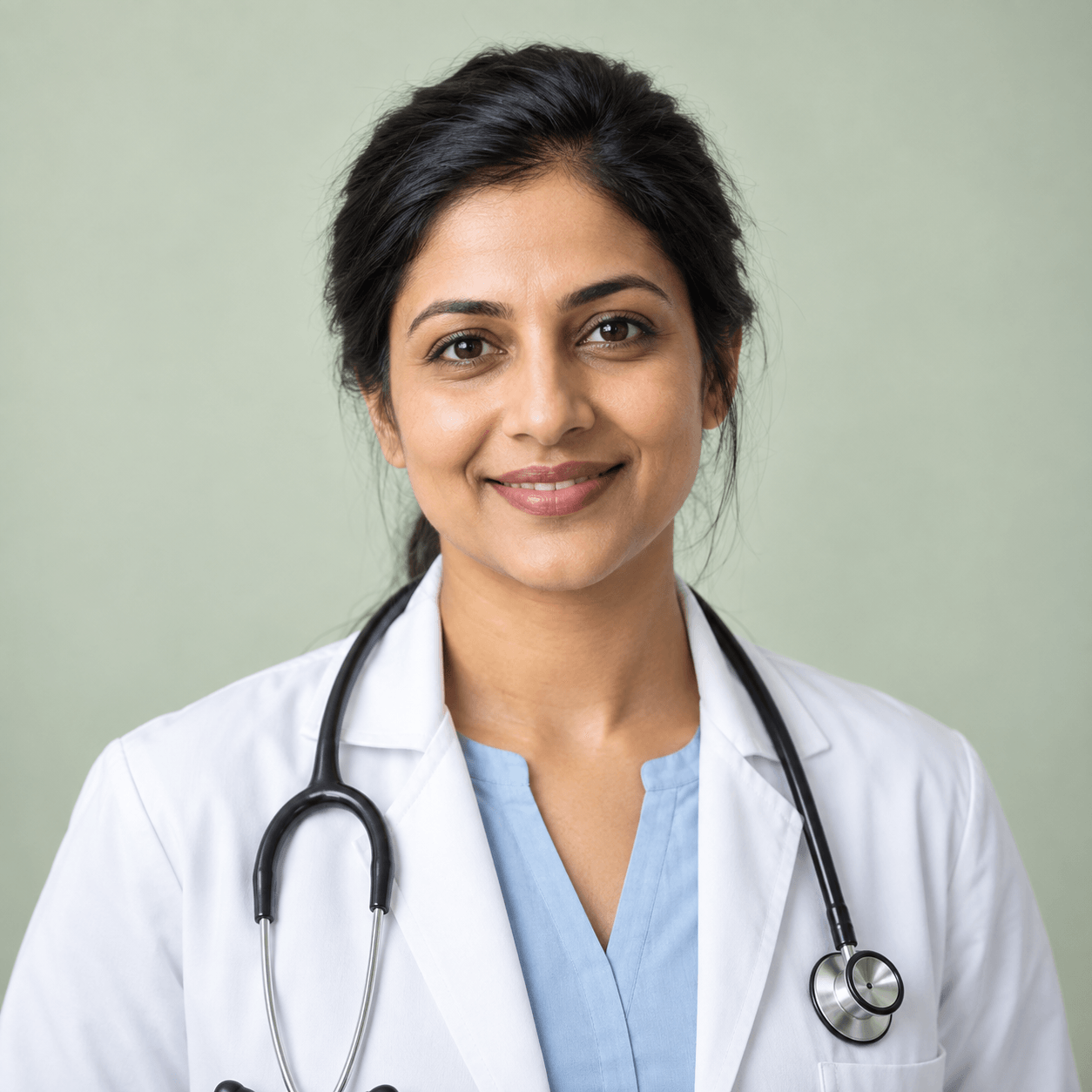 AI-generated illustrative portrait for Dr. Kavya Desai